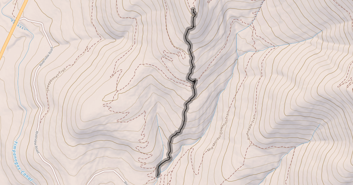 Map preview of Skidder 1 Trail