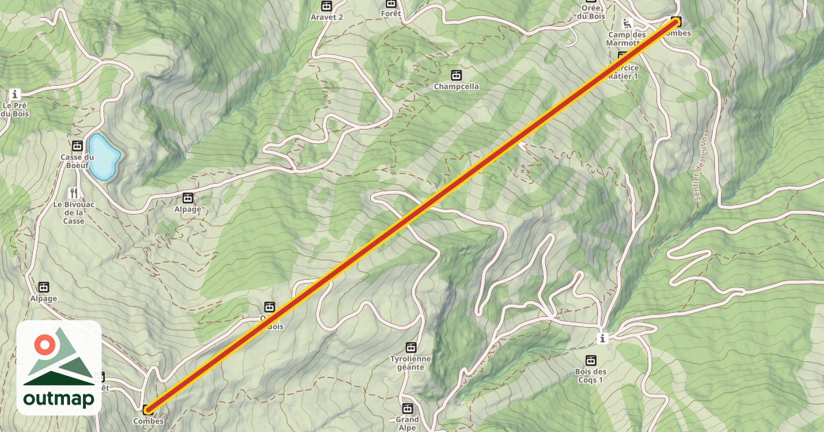 Map of Combes