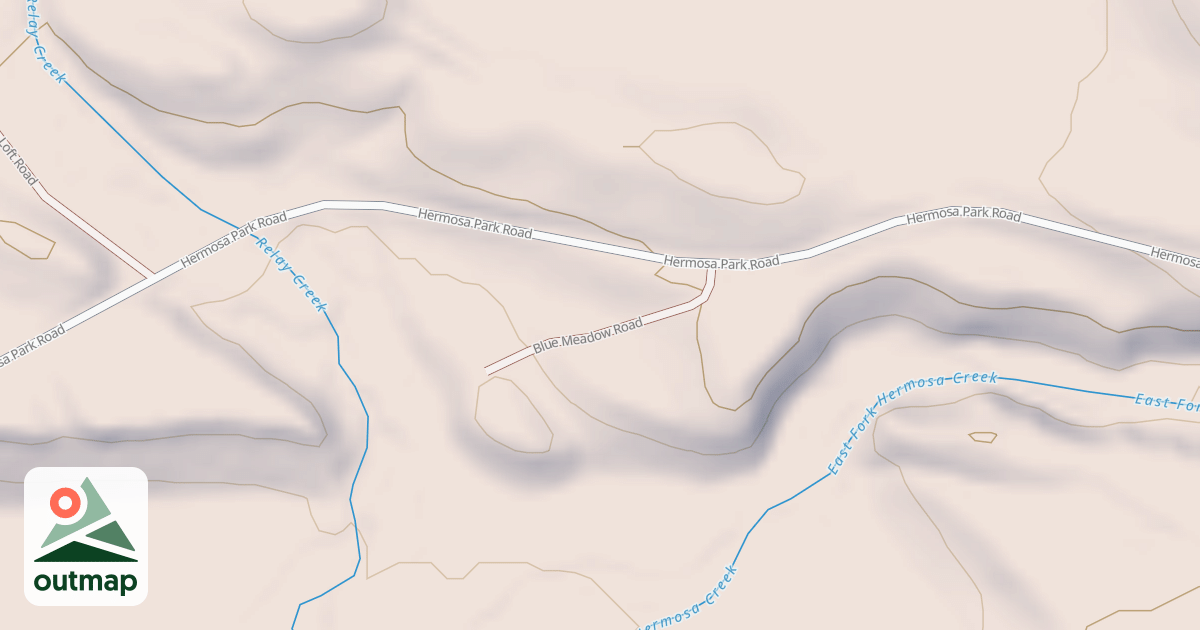 Map of BLUE MEADOW