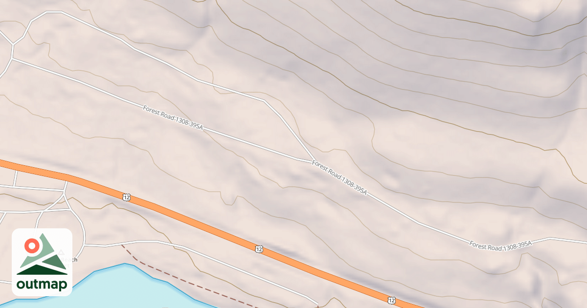 Map of USFS National Forest System Roads {B4613DF3-8617-449C-88B1-6906E2A348A0}