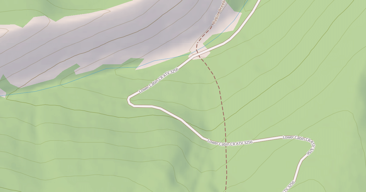 Map preview of Lower Cabin Cr Atv