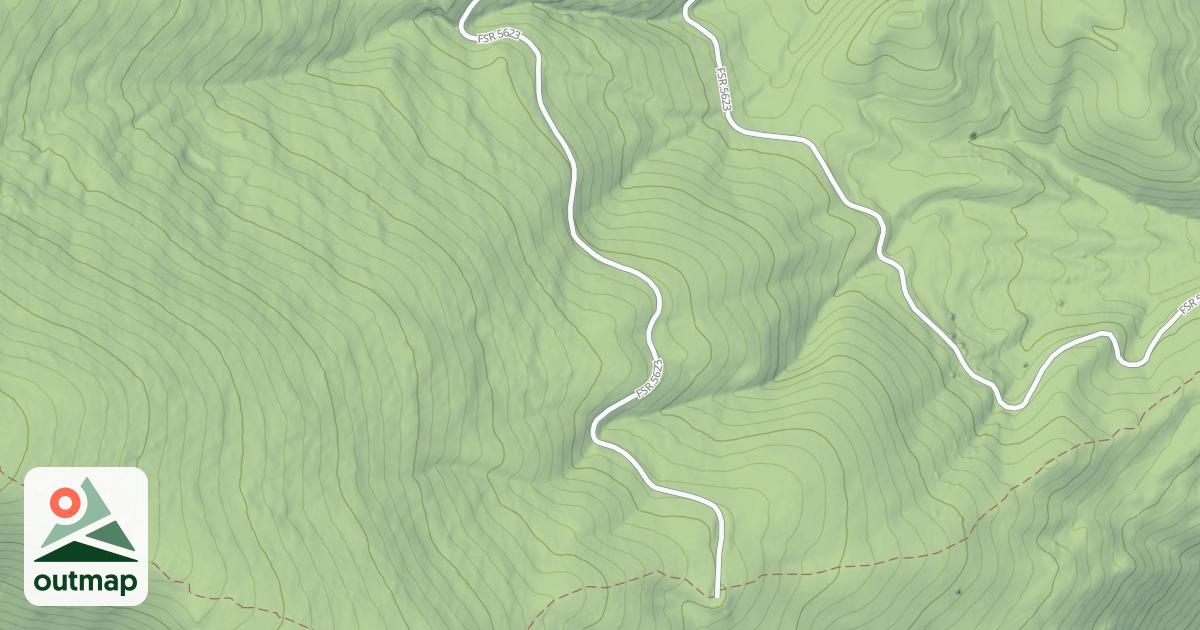 Map of (FDR) SOUTH LICK CREEK