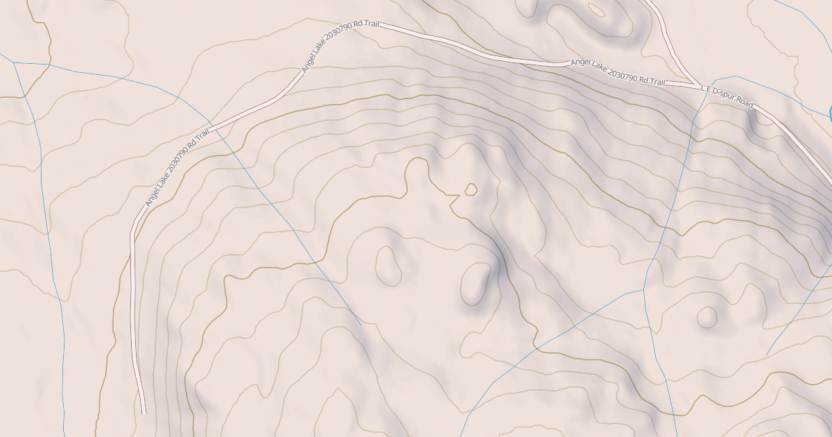 Map preview of Angel Lake 2030790 Rd