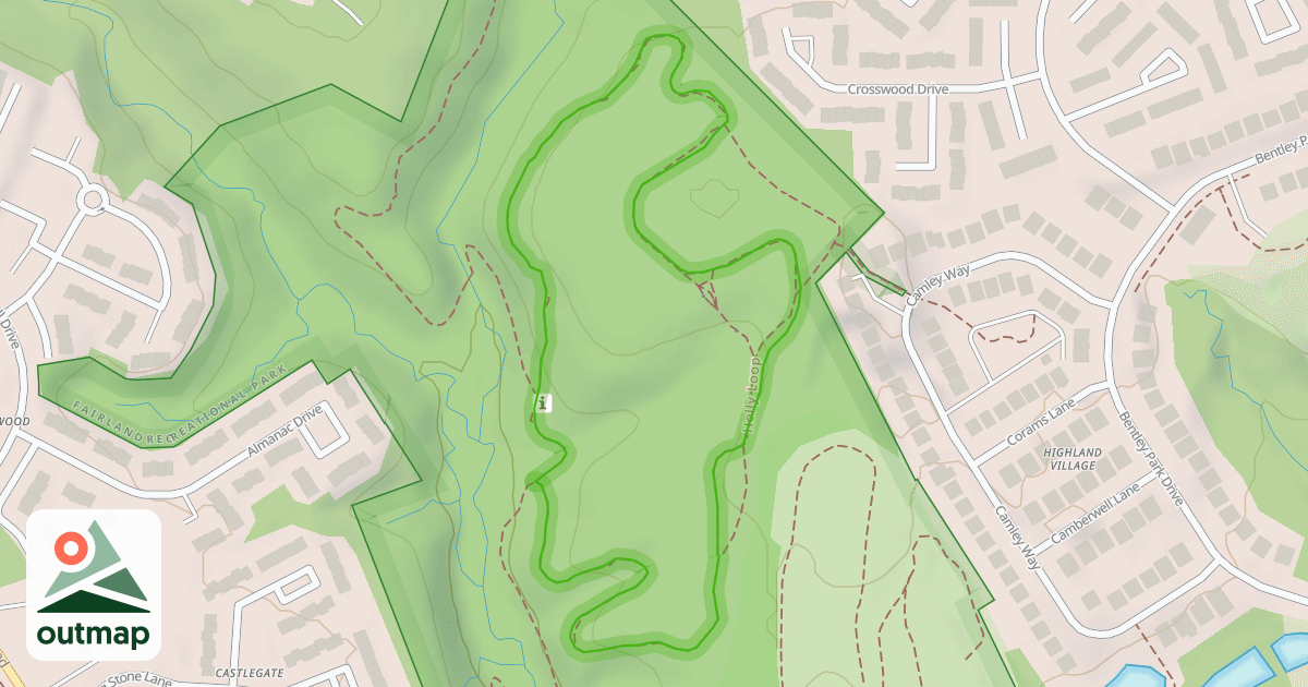 Map of Holly Loop