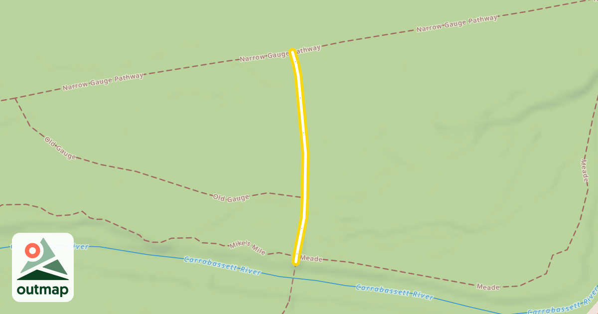 Map of Narrow Gauge Pathway