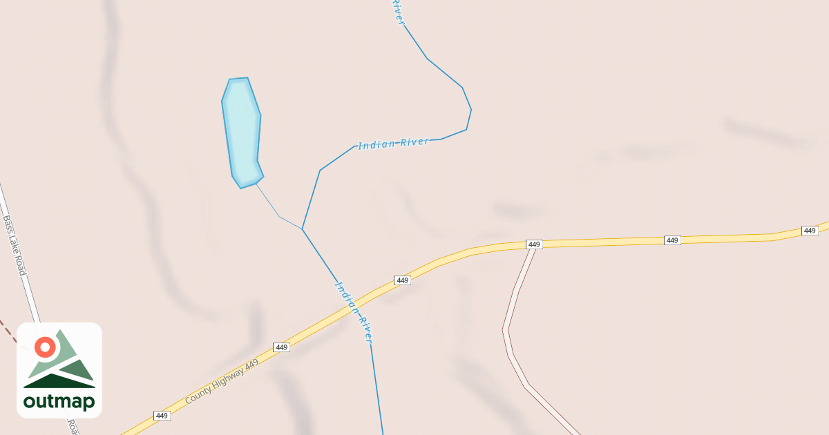 Map of EIGHT MILE CUT ACROSS SPUR O