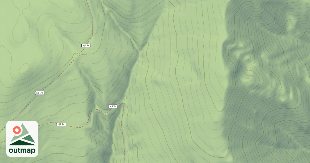 Map of FLIP RIDGE