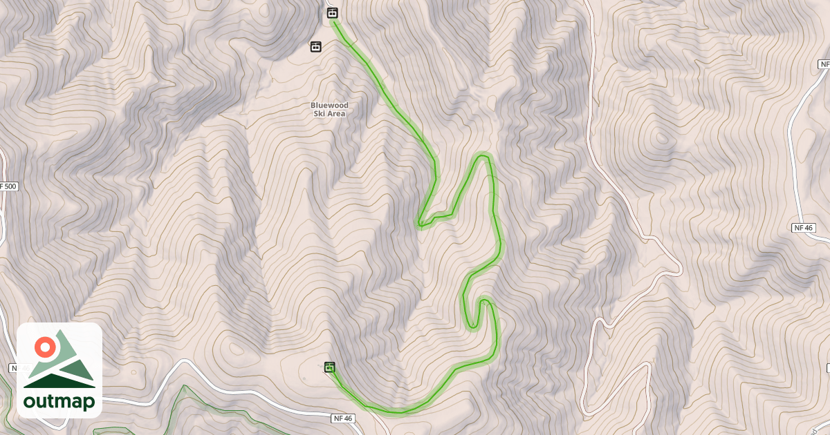 Map of Country Road