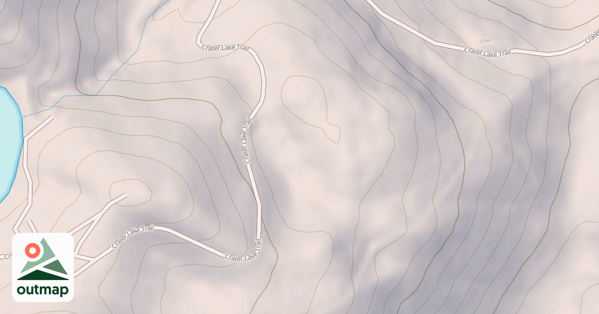 Map of CRATER LAKE SPUR C