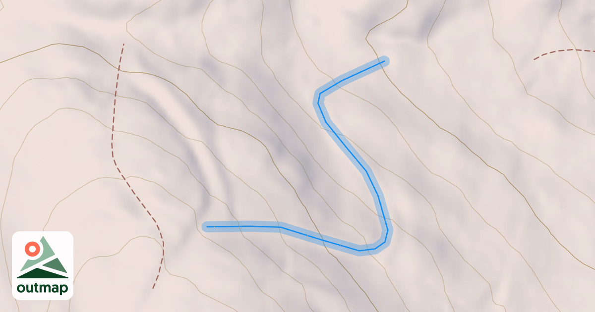 Map of Fisher's Fluke