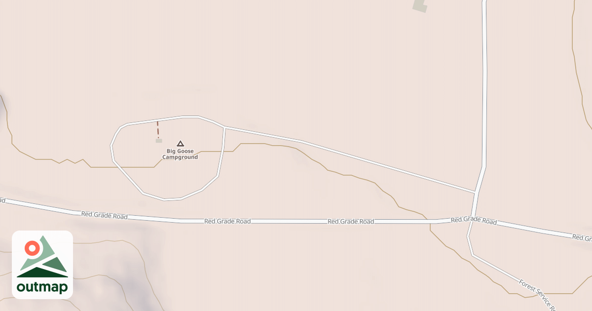Map of RANGER CREEK  (TONGUE) C.G.
