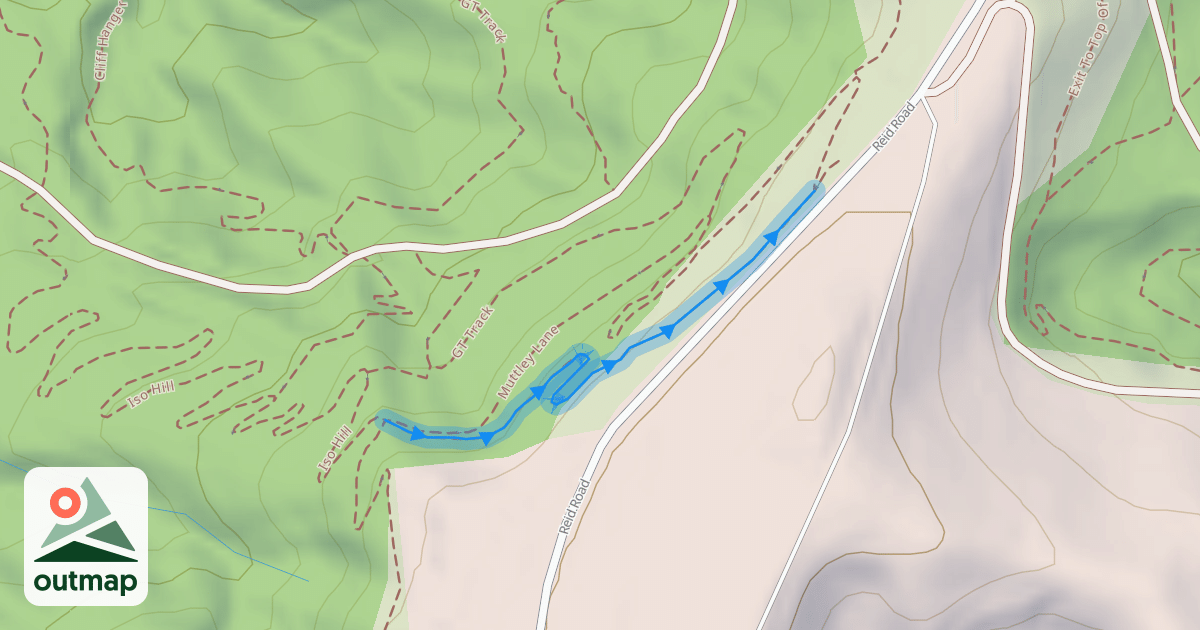 Map of Exit Trail