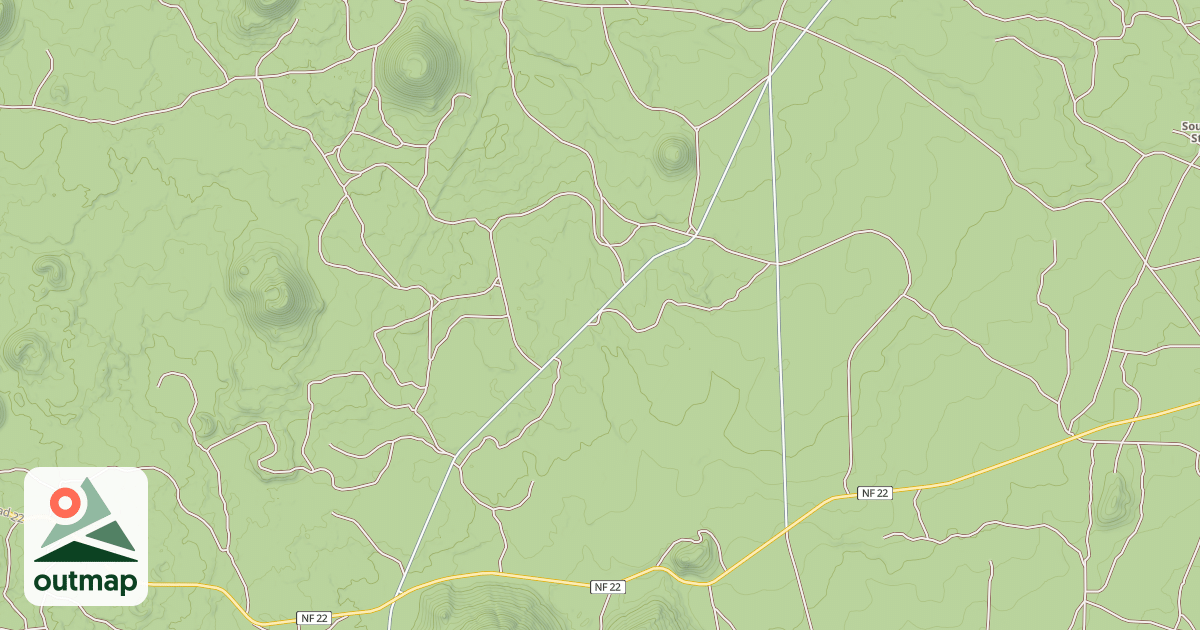 Map of CHINA HAT CUT-OFF RD.