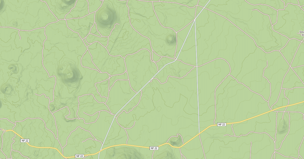 Map preview of CHINA HAT CUT-OFF RD.