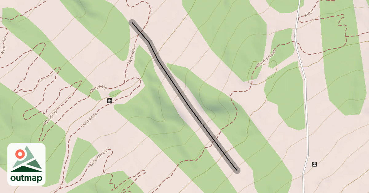 Map of Miller's Mile