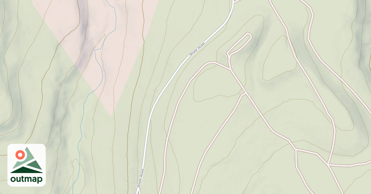 Map of Whiskey Springs Trails