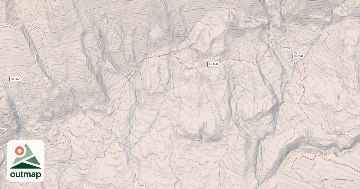 Map of BEAR CREEK