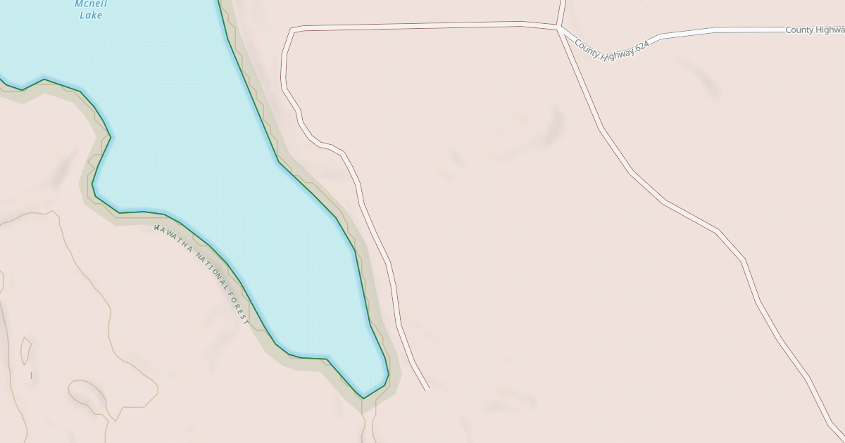 Map preview of MC NEIL LAKE SPUR B