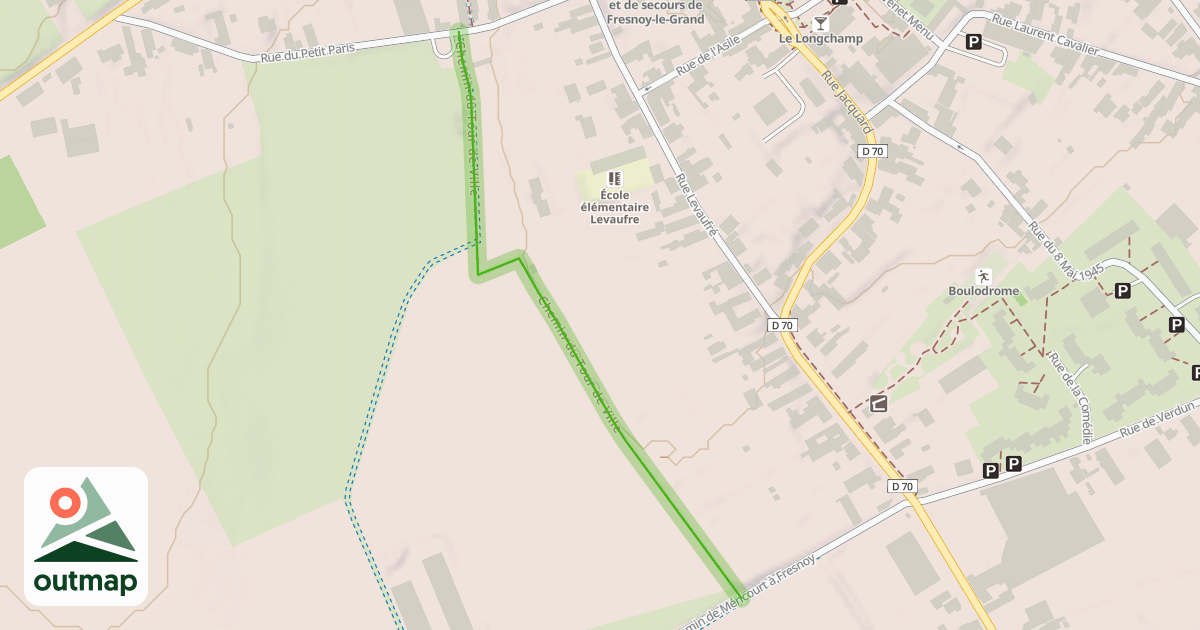 Map of Chemin du Tour de Ville