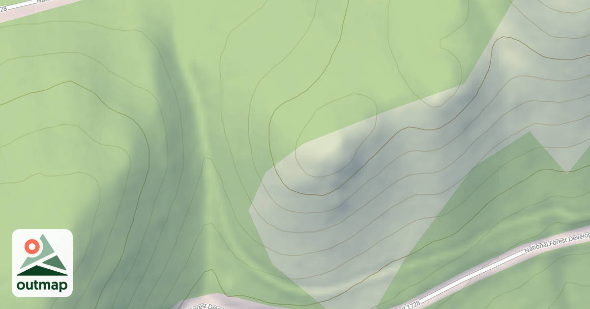 Map of USFS Motor Vehicle Use Map Roads {2C428D55-CDEE-44BA-B111-807555988A64}
