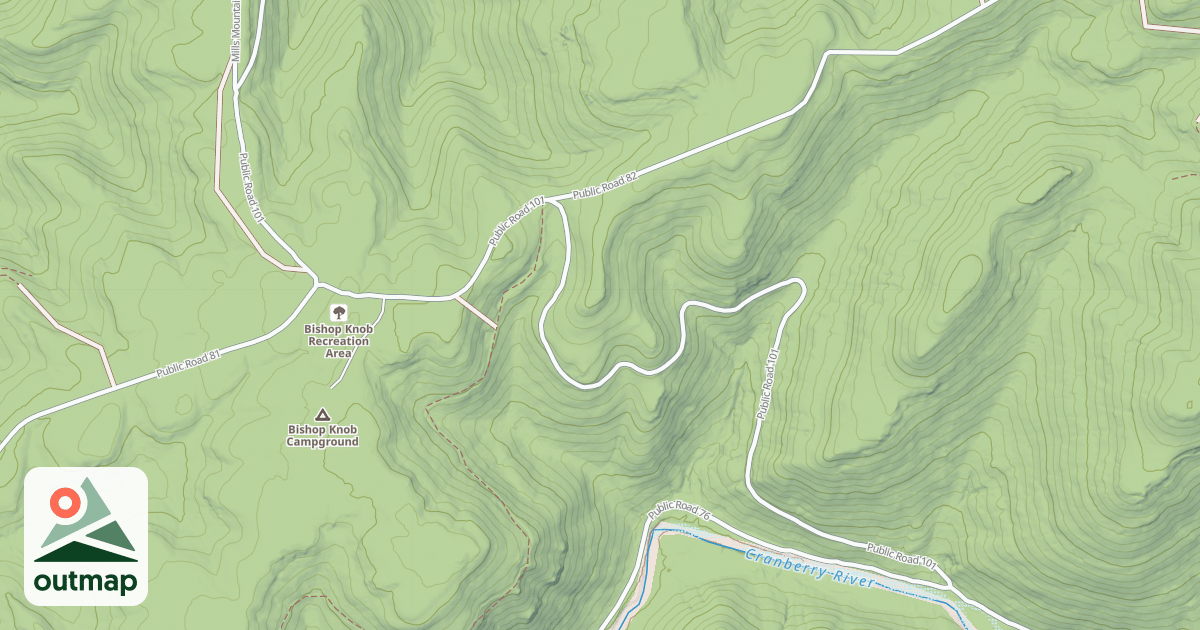 Map of CRANBERRY DYER