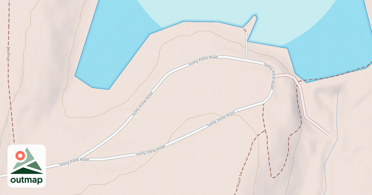 Map of Stony Pond Truck Trail