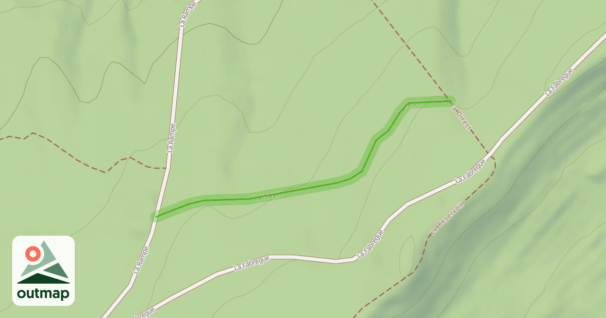 Map of La Sapin