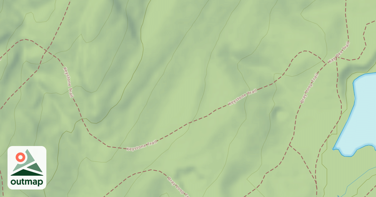 Map of Keystone Trail