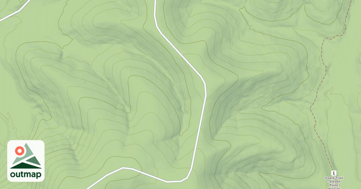 Map of DEVIL'S ELBOW
