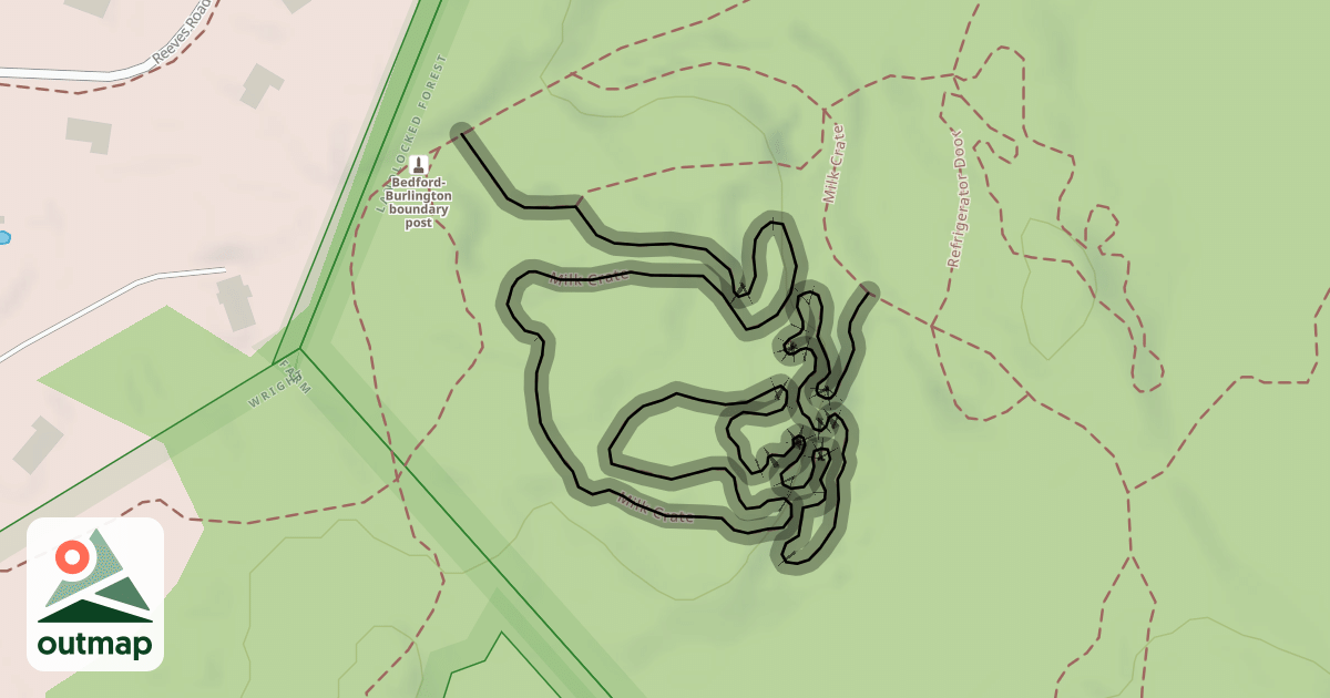 Map of Milk Crate