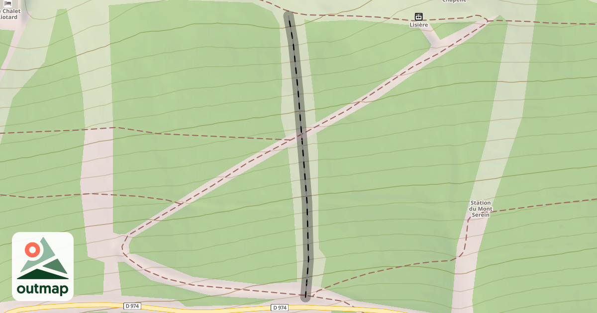Map of Le Coupe-Feu