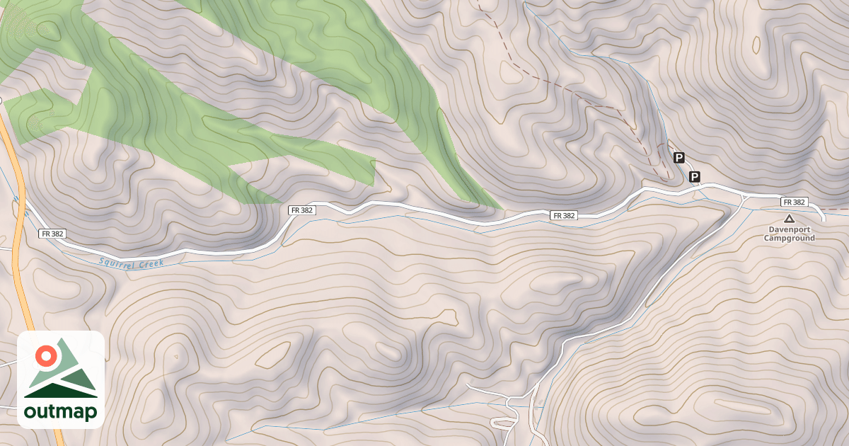 Map of DAVENPORT CG