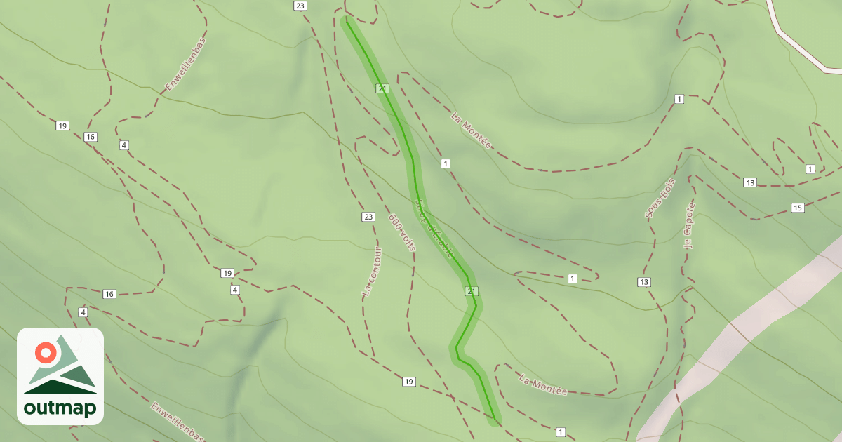 Map of Sirop d'Érable