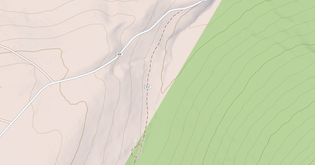 Map preview of SOUTH FK BLOOMINGTON CY