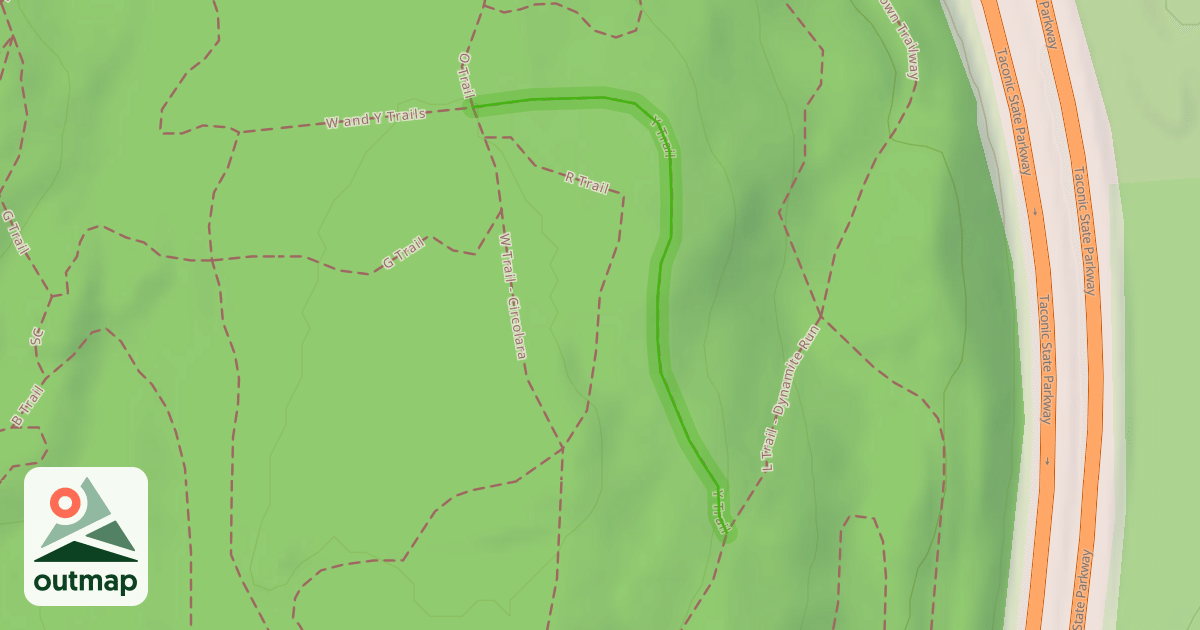 Map of Y Trail