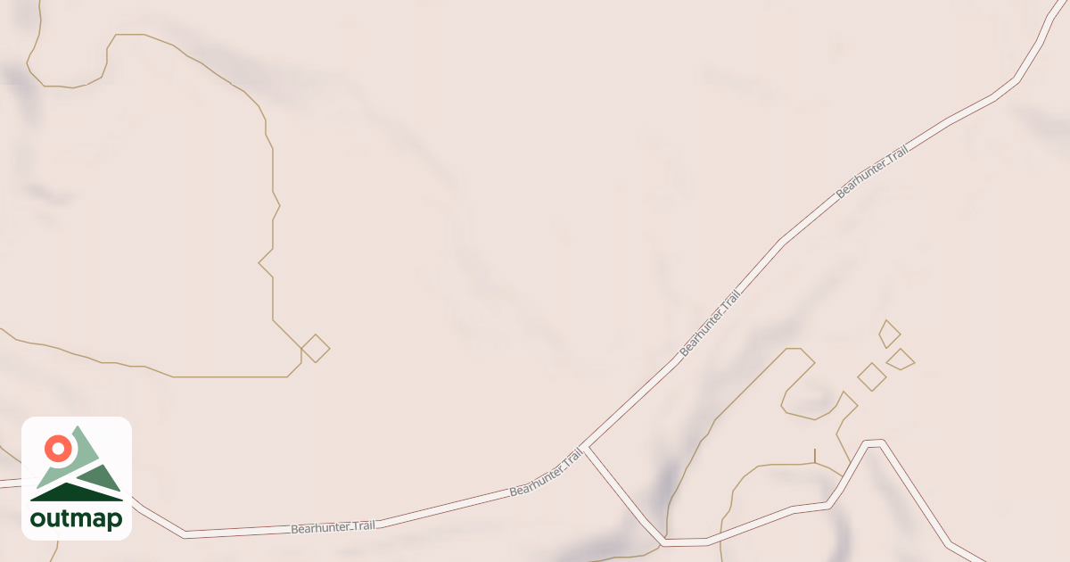 Map of Straight Arrows Trail