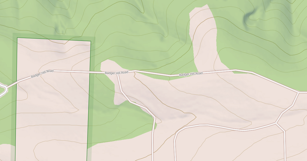 Map preview of BADGER HILL