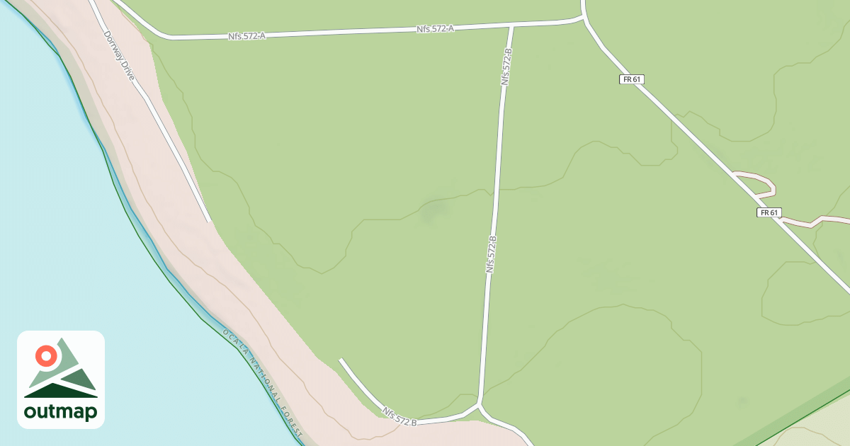 Map of LAKE DORR BRANCH B