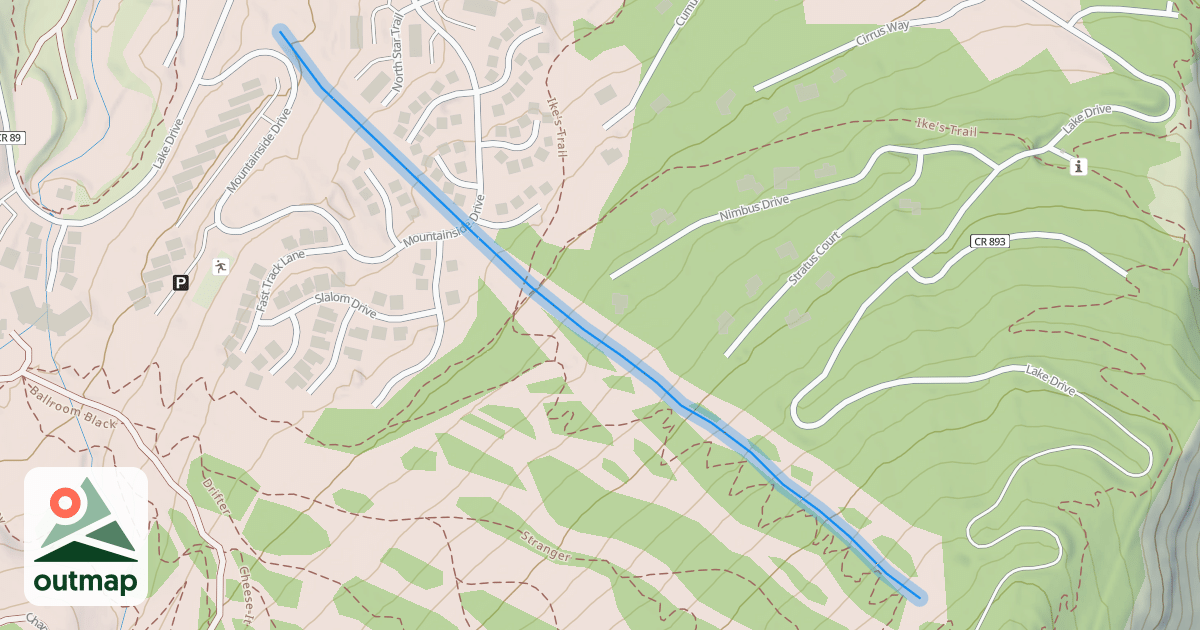 Map of Summit Glade
