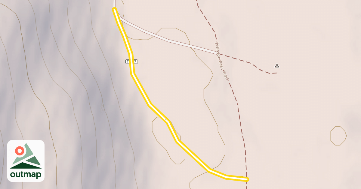 Map of Wagon Road Snowtrail