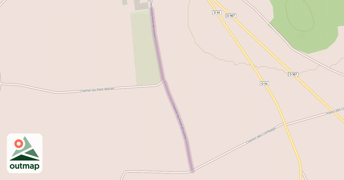 Map of Chemin du Pont de Loche