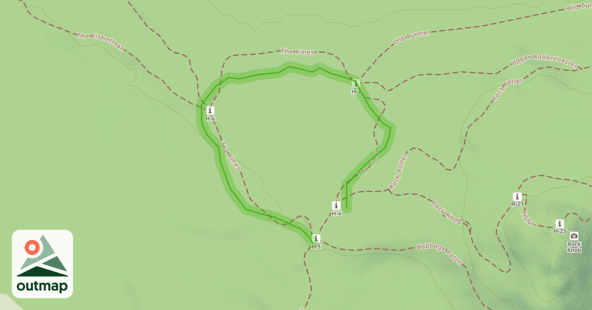 Map of The Pines