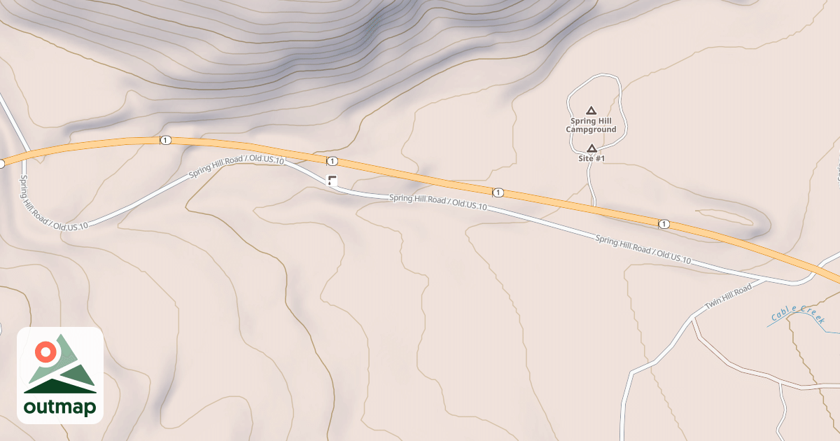 Map of SPRING HILL