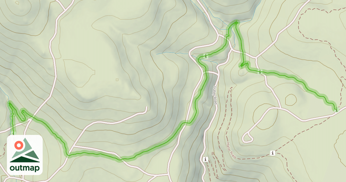 Map of B-Lite Trail