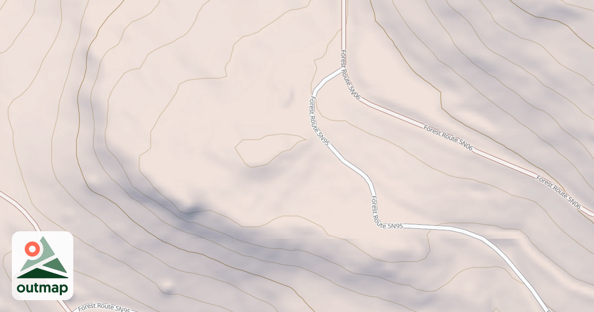Map of USFS Motor Vehicle Use Map Trails 244138010602
