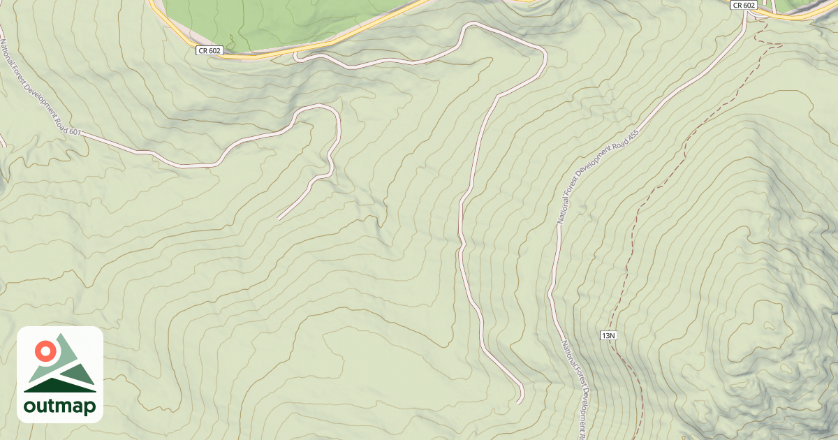 Map of LOWER BUTTE CREEK