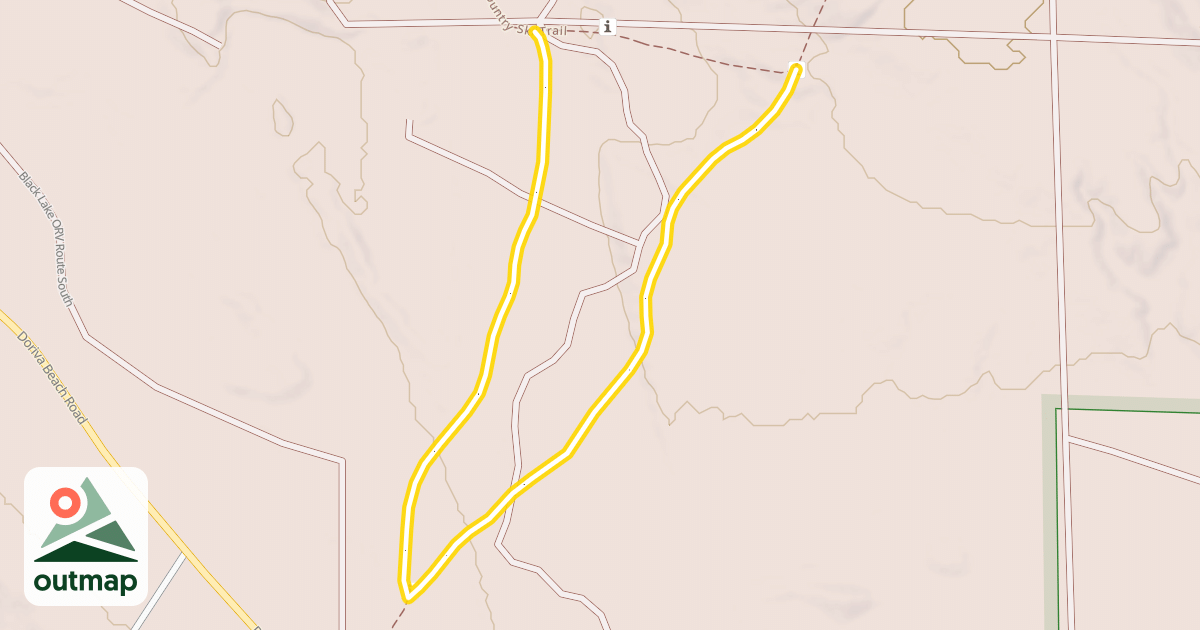 Map of Cross-Country Ski Trail