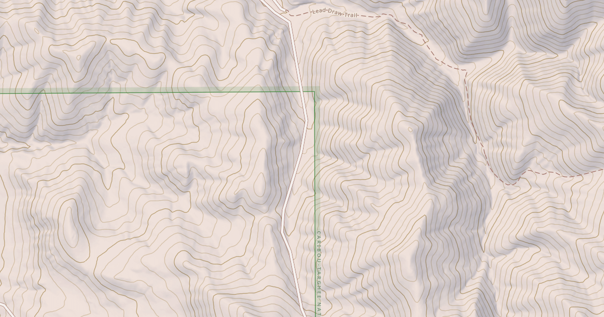 Map preview of Lead Draw-Crestline Connector