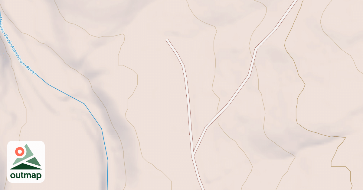 Map of COYOTE SPRING SPUR