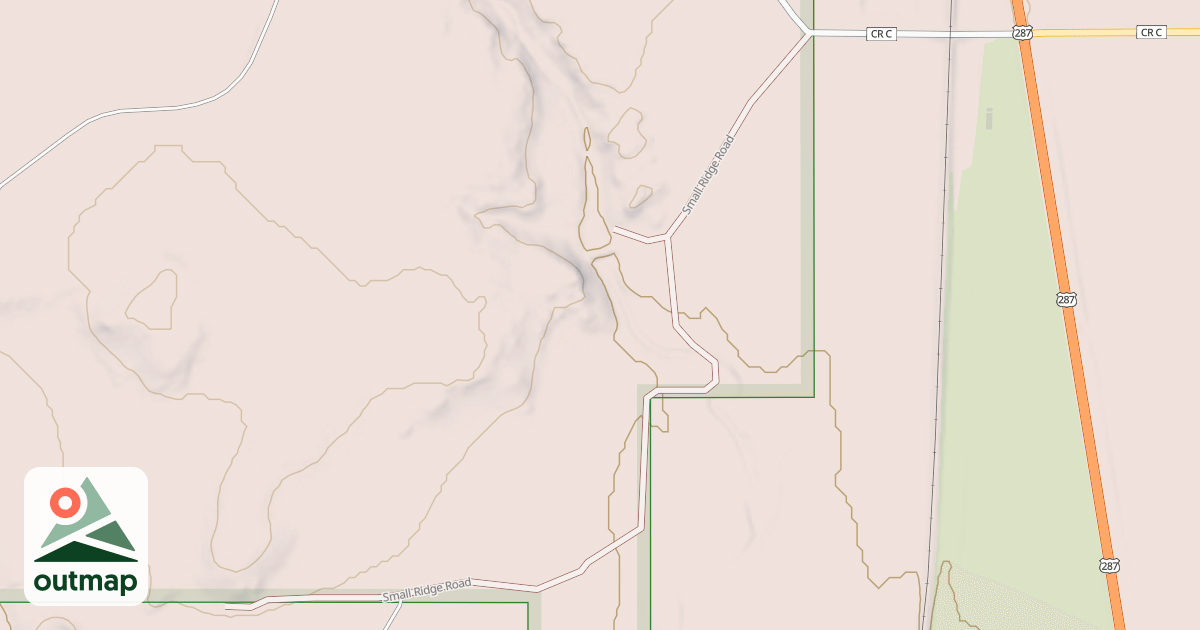 Map of SMALL RIDGE